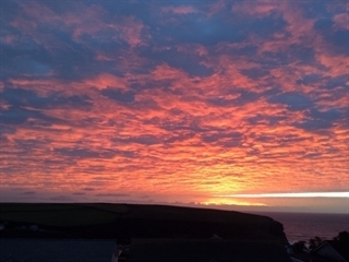 Sunset over Padstow