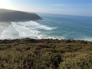 The beautiful Cornish coast