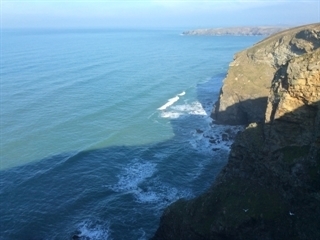 The Cornish coast